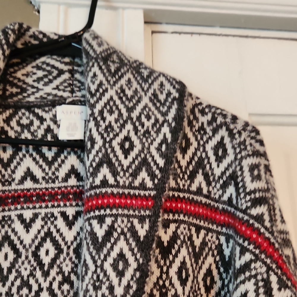 Aspen Geometric Patterned Coat - Picture 3 of 5